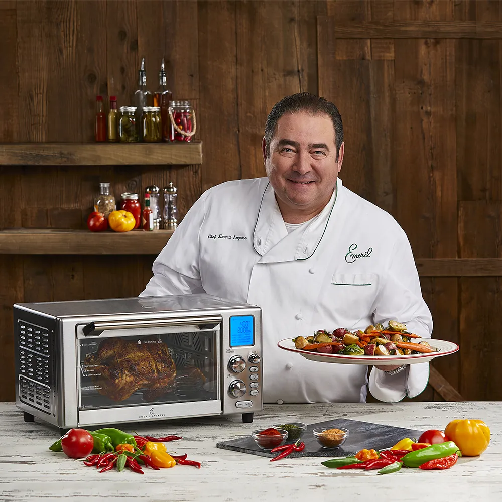 horno digital multifunción emeril power air fryer 360